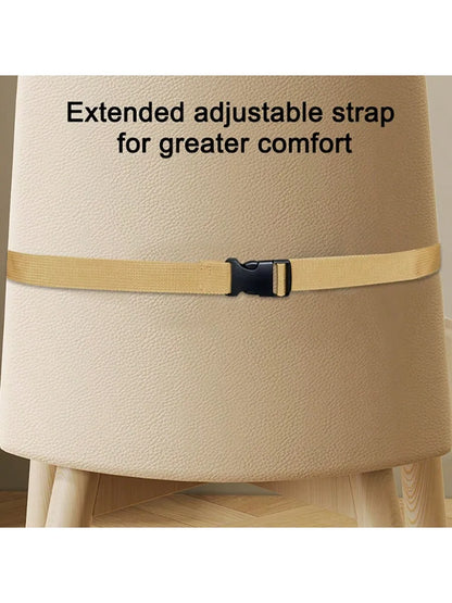 1Pc Baby Heightened Dining Chair Safety Belt, Kidsren'S Universal Fixed Belt Outing Chair Strap - Washable, Portable and Foldableable, Fabric Safety Belt, Travel Safety Belt Seat, Anti-Fall Safety Belt, Perfect Baby Shower Gift for Babies.