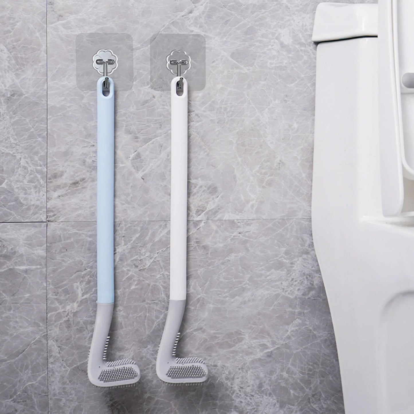 Golf Brush Head Toilet Brush No Dead Corners Household Toilet Long Handle Squatting Toilet Cleaning Brush Bathroom Tool