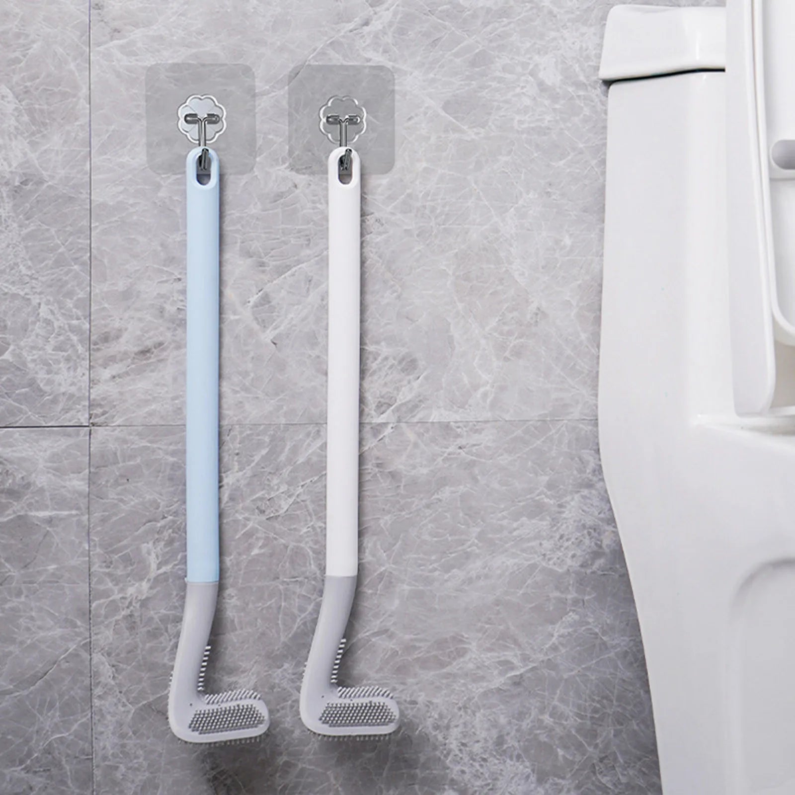 Golf Brush Head Toilet Brush No Dead Corners Household Toilet Long Handle Squatting Toilet Cleaning Brush Bathroom Tool