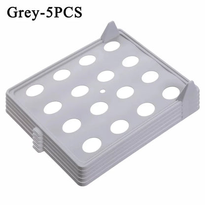 Shirt Storage Board Stackable T-Shirt Organizer Folding Clothes Board Multifunctional Portable Clothes Storage with Handle