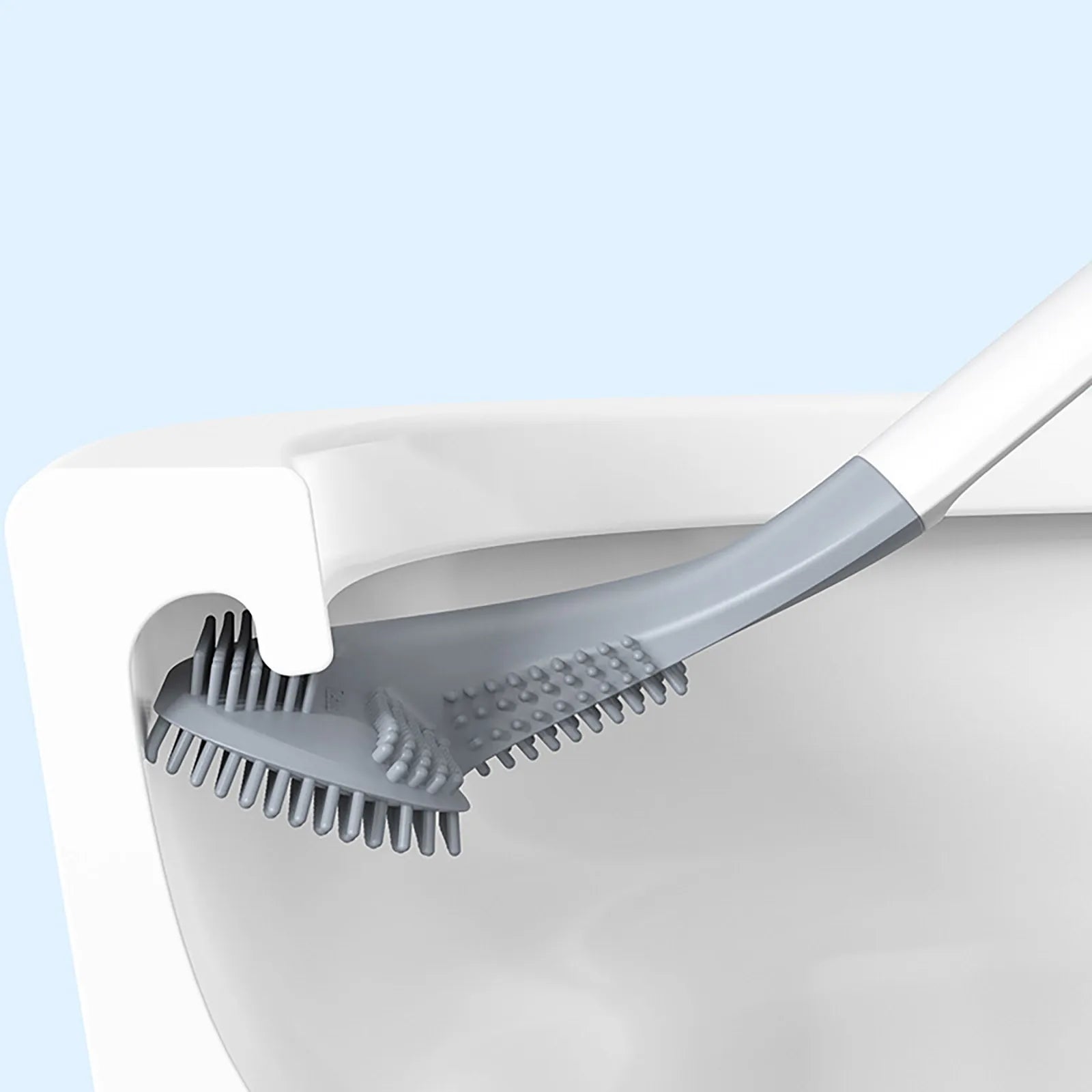 Golf Brush Head Toilet Brush No Dead Corners Household Toilet Long Handle Squatting Toilet Cleaning Brush Bathroom Tool